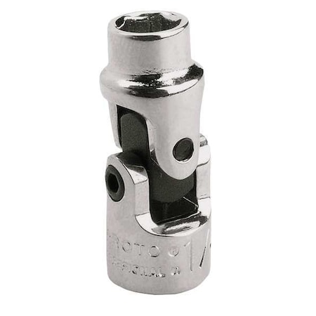3/8 in Drive, 17mm Metric Socket, 12 Points, Flex Steel,Chrome,17mm