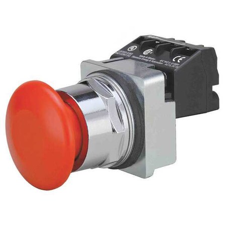 Push Button Operator, 30 mm, 1NO/1NC, Red