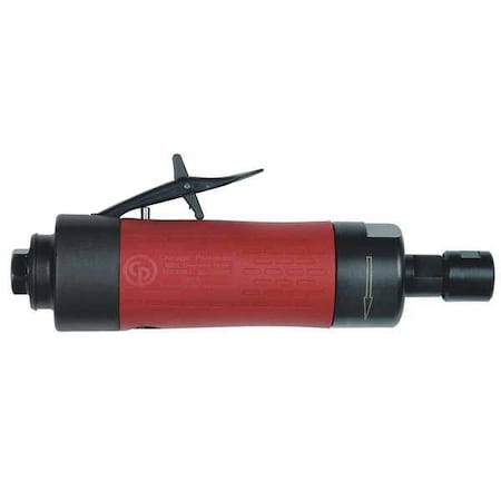 Straight Die Grinder, 1/4 in NPT Female Air Inlet, 1/4 in Collet, Heavy Duty, 18,000 RPM, 0.7 hp