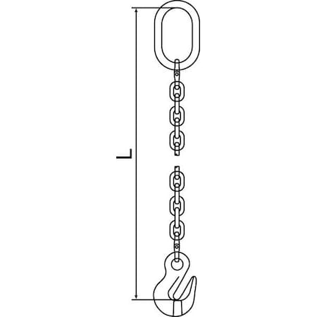 Chain Sling,G120,SOG,Alloy Steel,5 ft. L