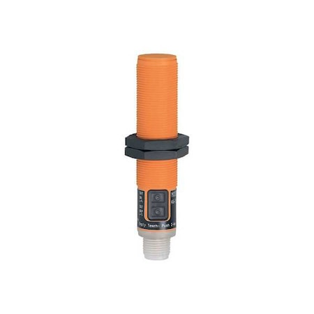 Capacitive, Cylindrical Proximity Sensor, 18 mm Dia., PBT, M12, 3 Wires, Unshielded
