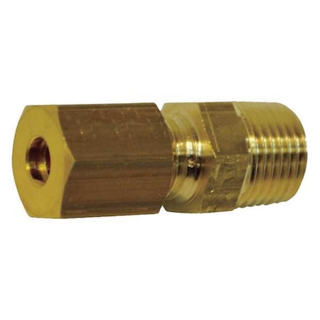 6mm Compression x 3/8" Male BSPT Straight Adapter 10PK