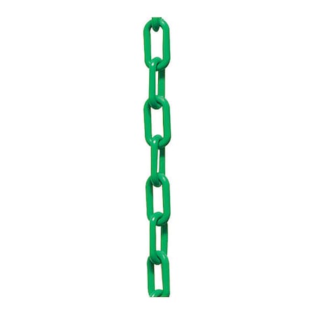 Plastic Chain,1 1/2" x 100 ft.,Green