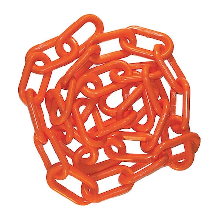 Plastic Chain,1 1/2" x 300 ft.,Sfty Org