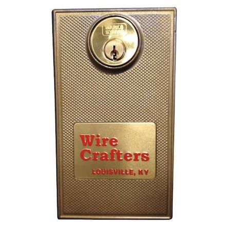 Hinged Door Lock- Keyed Alike,Unfinished