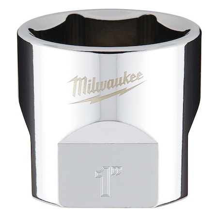3/8 in. Drive 1 in. SAE 6-Point Socket with FOUR FLAT Sides