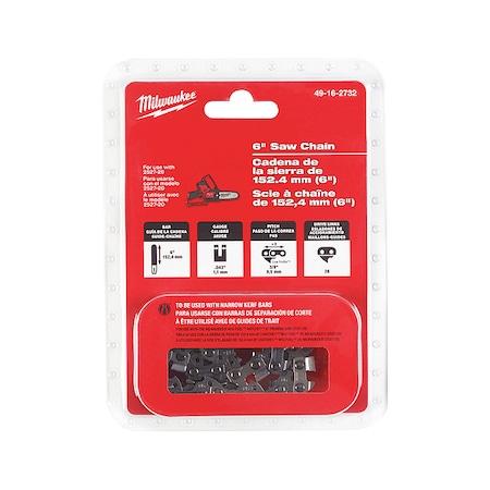 6 in. Replacement Chain for M12 HATCHET Pruning Saw