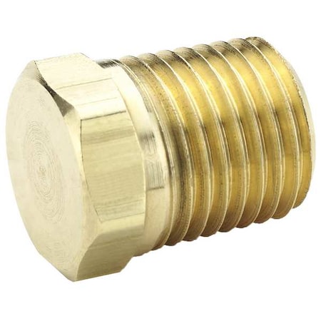 Hex Head Plug Brass Hex Head Plug, 3/8 in Male NPT X 3/8 in Male NPT