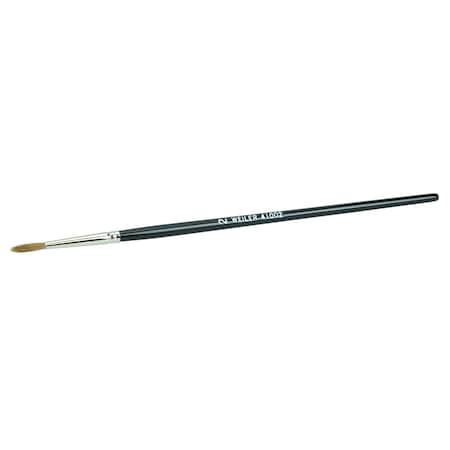 3/32" Watercolor Brush, Red Sable, 7/16" Trim Length, Round Handle