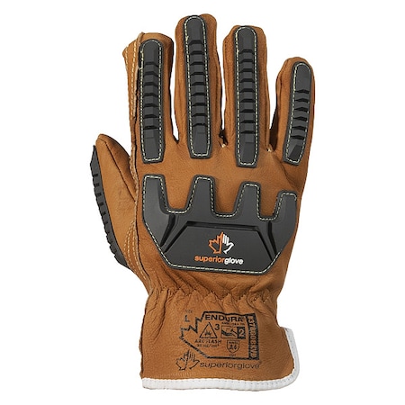 Arc Flash Driver Glove,Goat Grain,L,PR