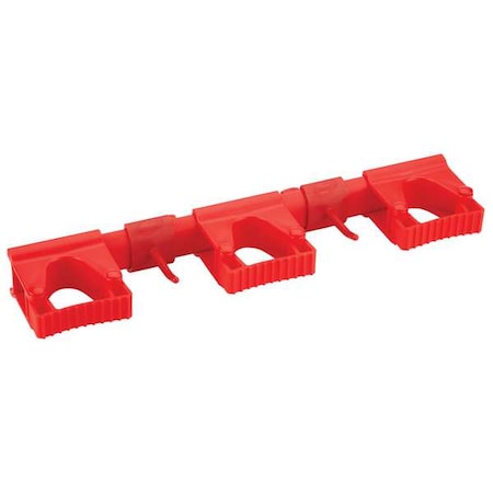 Tool Wall Bracket,16 1/2 in L,Red