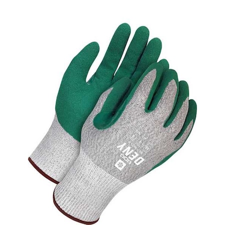 Cut Resistant Coated Gloves, Cut Level A6 ,Dipped ,Nitrile ,Sandy ,L 1 PR