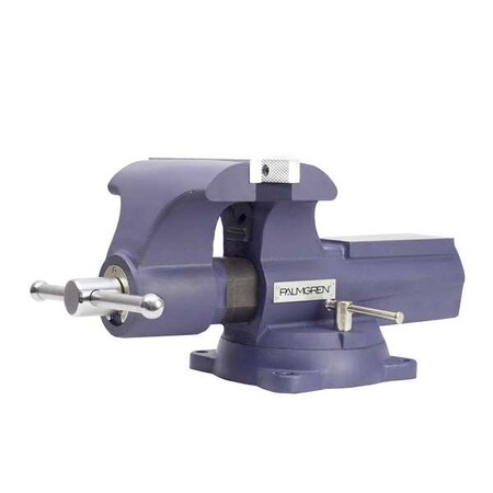 Combo Bench&Pipe Vise,Serrated Jaw,10" L