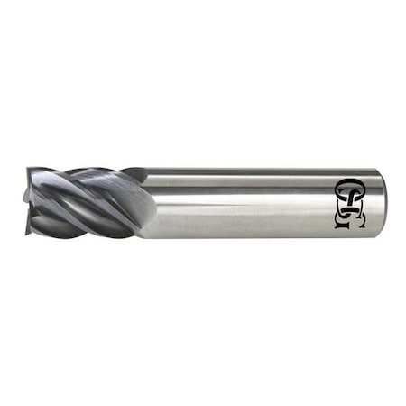 Corner Radius End Mill, 0.25 in, Carbide