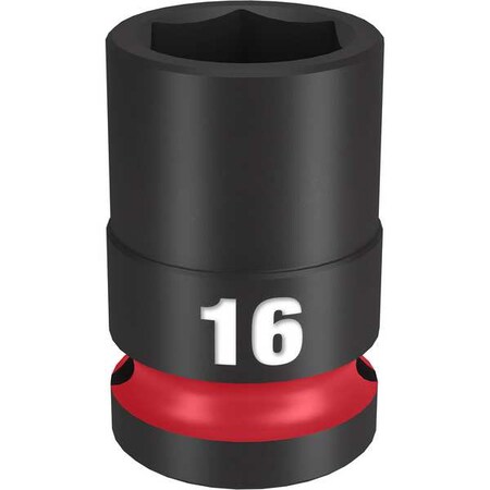 16mm SHOCKWAVE Impact Duty 1/2 in. Drive Standard 6 Point Impact Socket