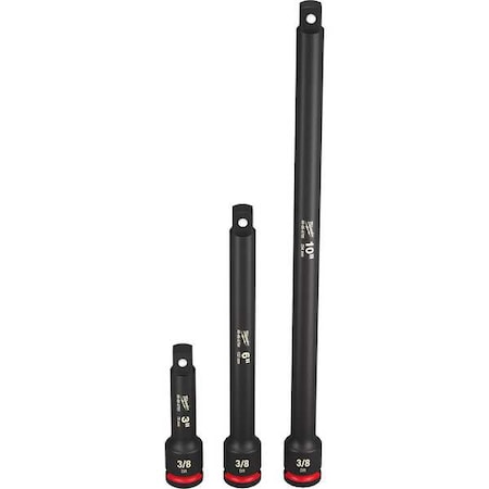 3 pc. SHOCKWAVE Impact Duty 3/8 in. Drive Extension Set