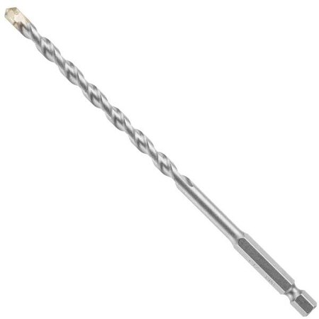 Hammer Drill Bit,1/4in, 6in Length