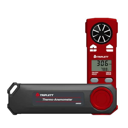 Anemometer, 216 to 3,936fpm, 35 to 122F