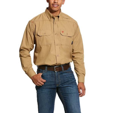 Men's Flame-Resistant Shirt, 9.5 cal/sq cm, 4XL, GlenGuard(R)