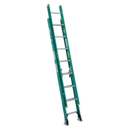 16 ft Fiberglass Extension Ladder, 225 lb Load Capacity