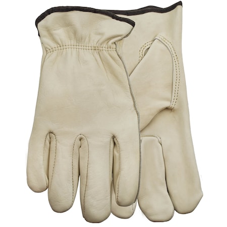 Slip-on, Inset Thumb, Off white, XL 1 PR