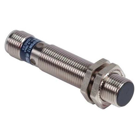 Cylindrical, Inductive Proximity Sensor, 12 mm Dia., Brass, M12, 3 Wires, Shielded