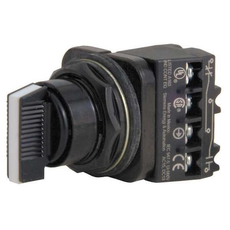 Non-Illum Selectr Swtch,30mm,3 Pos,Lever