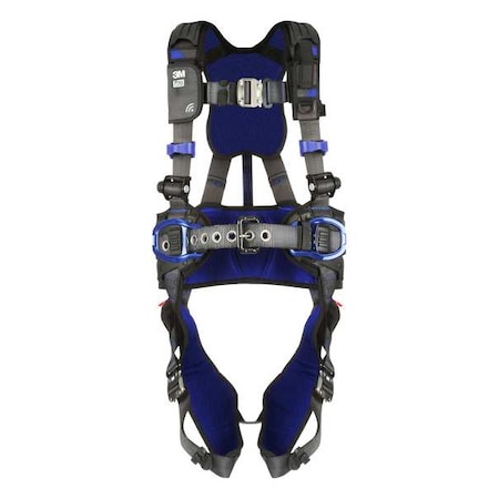 ExoFit(TM) X300 Fall Protection Harness, XL, 420 lb, Quick-Connect Chest/ Quick-Connect Leg Straps