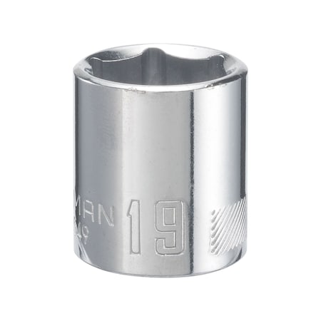 Sockets, 3/8" Drive 19mm 6 Point Shallow