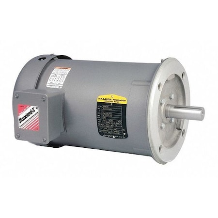 Three-Phase AC Induction Motor, 1/2 HP, 56C Frame, 230V AC, 460V AC Voltage, 1,140 Nameplate RPM