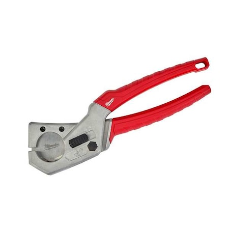 Lever Tubing Cutter for PEX, Plastic and Rubber, 1 in OD Cutting Cap, 9 in L