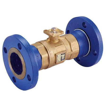 Ball Valve,2 Way,SS Trim,Flanged 2-1/2
