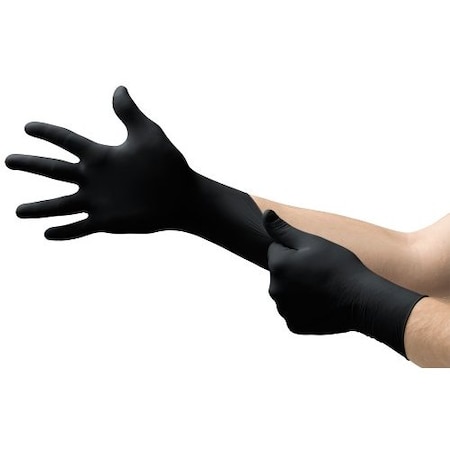 Microflex(R) Midknight(TM) Touch 93-732, Disposable Gloves, 2.8 mil Palm, Nitrile, Powder-Free, XS