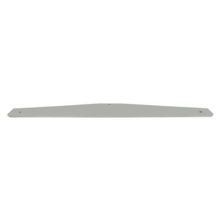 Chrome Finish Bottom Mud Flap Plate,24"