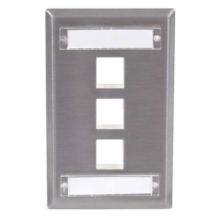Plate,3 Ports,Gray