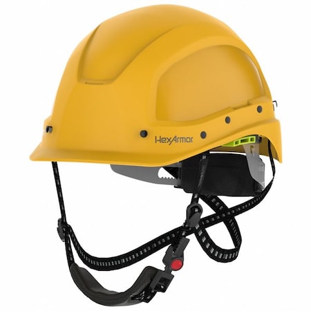Suspension Helmet,Yellow, Ceros, ABS, 4 Point Ratchet, Type 1, Class C, Yellow