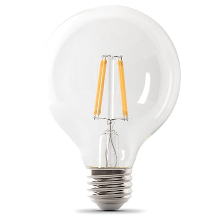 LED,3.8 W,G25,Medium Screw (E26),PK3