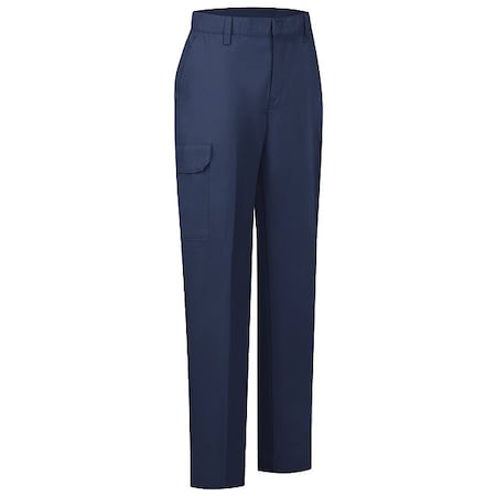 Women's Work Pant, 14, Navy, 35% Cotton, 65% Polyester