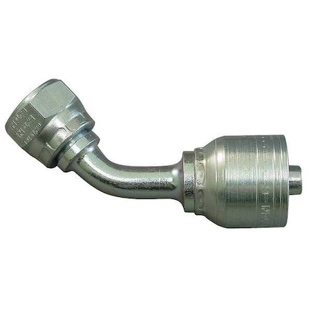 Hose Fitting,Crimp, Metric,45,5/8,M30X2