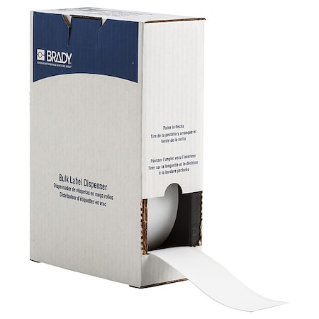ContinuousLabelStock,White,Matte,2inW