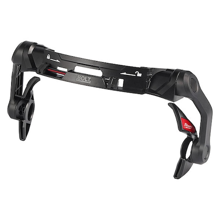 BOLT Eye Visor Mount Replacement (Helmet Only), For Use With All Milwaukee Safety Helmets Black