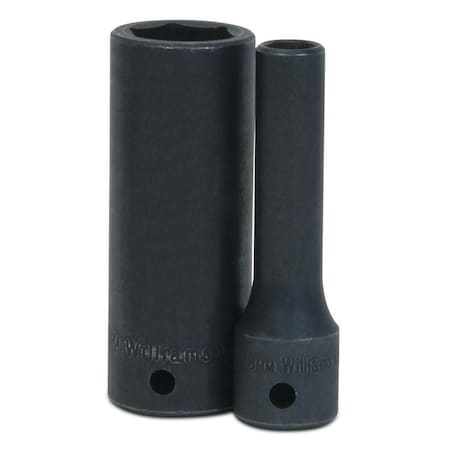 1/2" Drive Impact Socket Black Industrial, Deep 1/2"D,6Pt,24mm