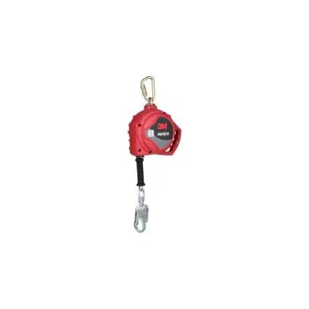 PROTECTA(R) Self Retracting Lifeline, 20 ft. Length, Swivel Snap Hook, Steel, 1 Leg(s)