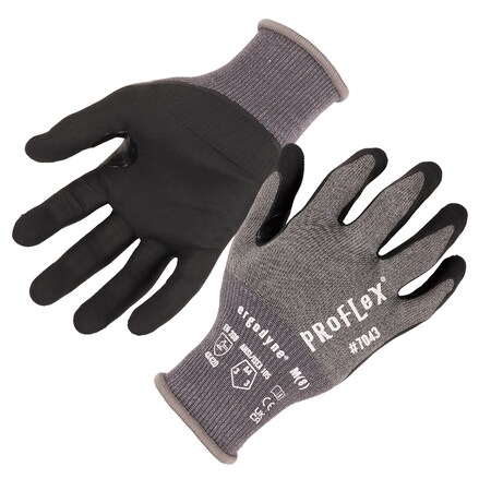 Nitrile, Gray, XL 1 PR