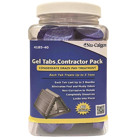 Condensate Pan Treatment, Gel Tab, 5 ton