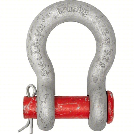 Anchor Shackle,2,000 lb,Carbon Steel