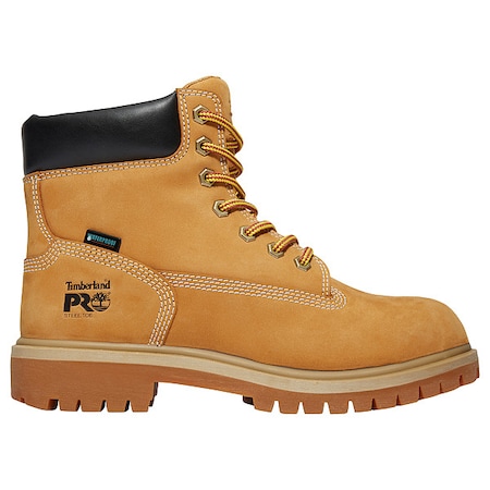 Women's 6-Inch Work Boot, 8 M, Wheat, TB1A2QVU