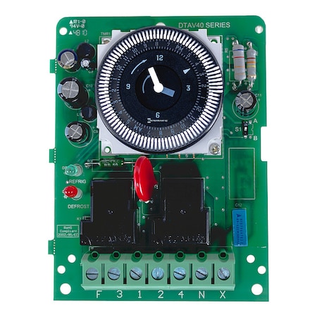 Defrost Timer,120/240V,40A,1 NO, 1 NC