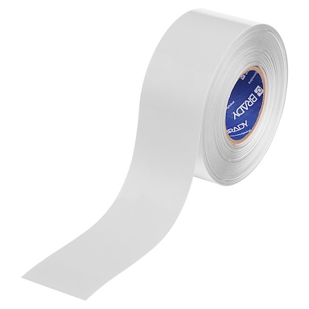 Floor Marking Tape,White,3"W,100ft