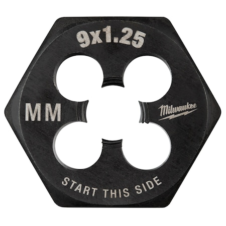 Hex Threading Die, M9x1.25, Metric
